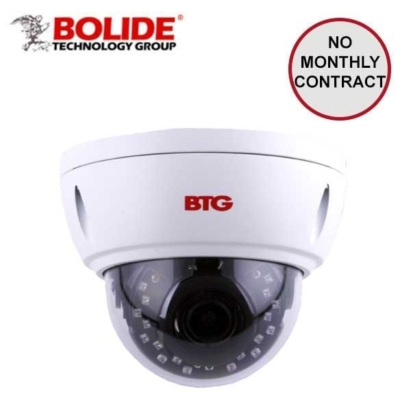 Bolide 5MP Vari-Fical Vandal Dome camera lens Smart I.R. 2.8 - 12mm mm lens. POE, IP66 BOL-BTG-N1509AVAIR